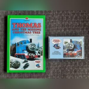 Vintage Thomas and the Missing Christmas Tree Book & Cassette